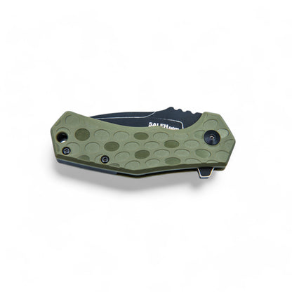 SALEH KNIVES  | KNIFE | FOLDING  | GREEN | TAM-546 BOD