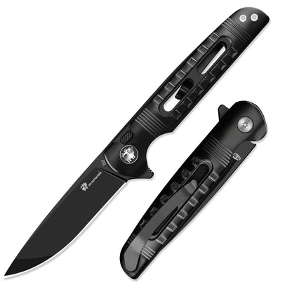 DARK MASTER | BUTTON LOCK | D2 | BLACK TITANIUM | ZD-112A