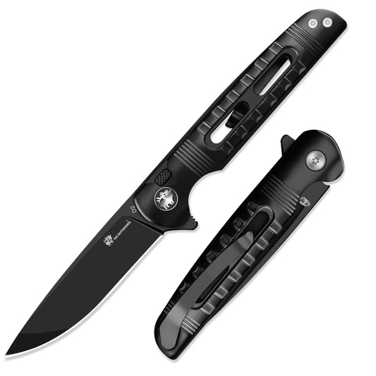 DARK MASTER | BUTTON LOCK | D2 | BLACK TITANIUM | ZD-112A