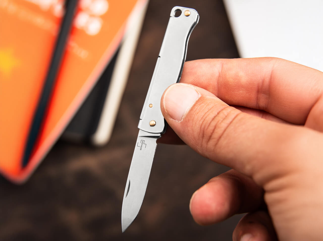Boker Plus Atlas Mini Pocket Knife 12C27 Slipjoint (01BP0024)