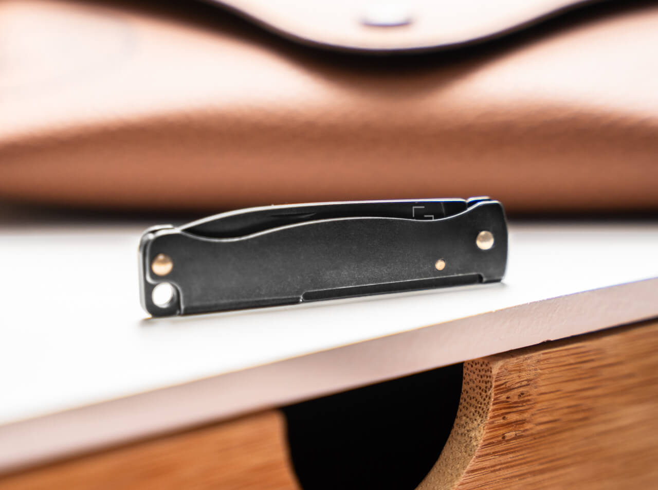 Boker Plus Atlas Mini Dark Pocket Knife 12C27 Slipjoint (01BP0025)