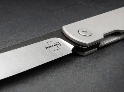 Boker Plus Zenshin Folding Knife 440C Stainless Steel Framelock (01BO368)