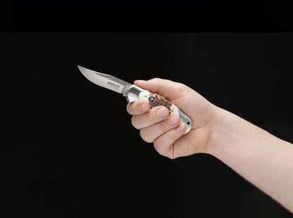 Boker Scout Stag Pocket Knife N690 Stag Handle Germany (112004ST)