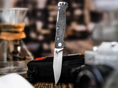 Boker Plus Atlas Clippoint TS Folding Knife D2 Stainless Steel (01BP0065)