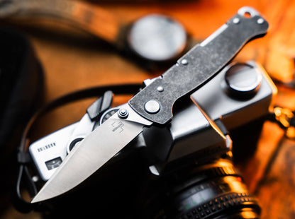 Boker Plus Atlas Clippoint TS Folding Knife D2 Stainless Steel (01BP0065)