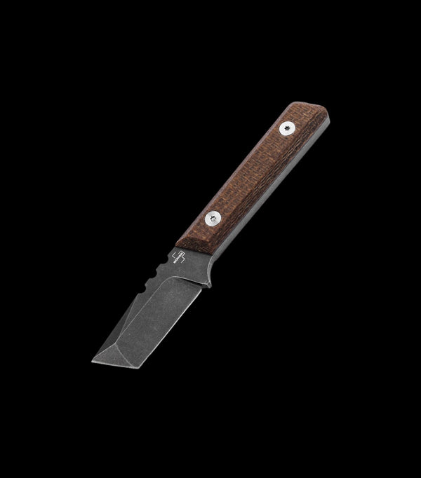 Boker Plus Thicker Clipper Fixed Blade Knife D2 Micarta (02BO601)
