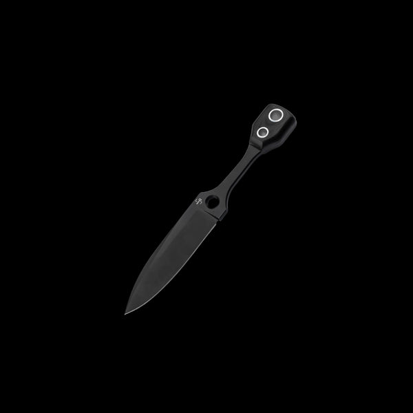 Boker Plus Overnighter fixed blade knife with satin D2 steel blade, burl wood handle, and genuine leather sheath