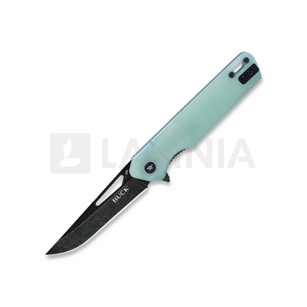 Buck 239 Infusion Jade G10 – 3.25" Black 7Cr Assisted Liner Lock 0239GRS1-B