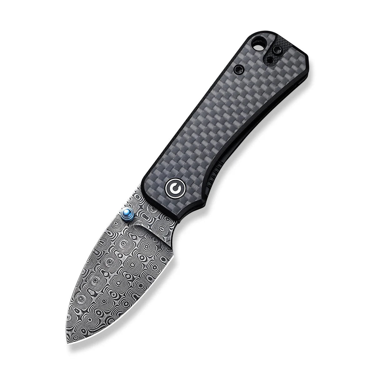 CIVIVI | Baby Banter Thumb Stud Knife Carbon Fiber & G10 Handle | C19068S-DS1