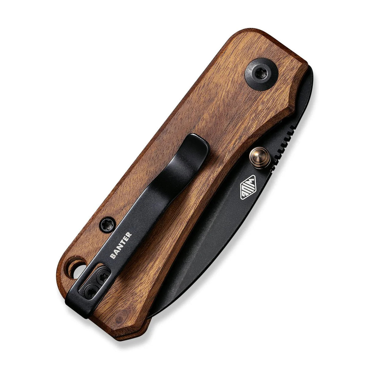 CIVIVI | Baby Banter Thumb Stud Knife Wood Handle | C19068SB-2