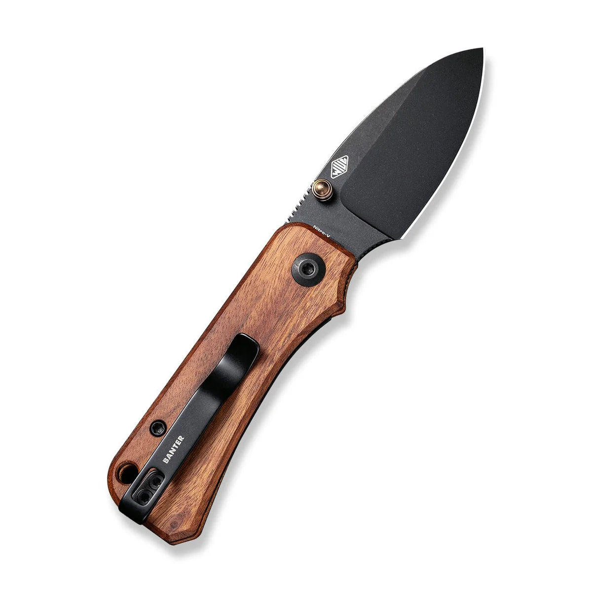 CIVIVI | Baby Banter Thumb Stud Knife Wood Handle | C19068SB-2