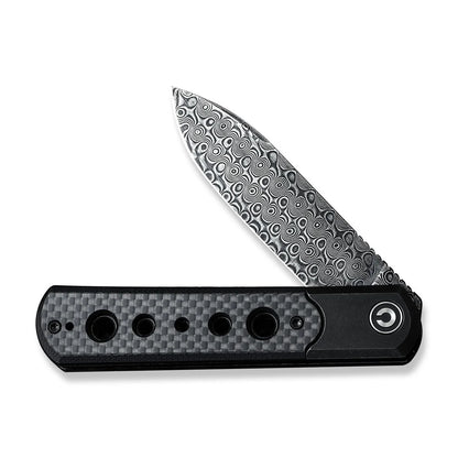 CIVIVI | Banneret Flipper Knife Stainless Steel & G10 & Carbon Fiber Handle | C20040D-DS1