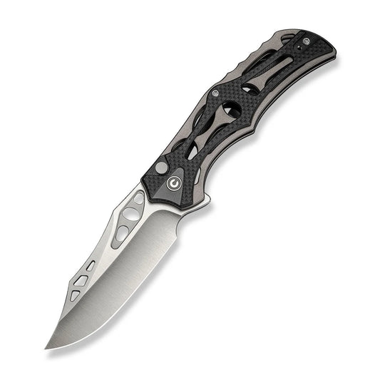 CIVIVI | Biophase Flipper & Button Lock Knife Aluminum & G10 Handle | C23083C-3