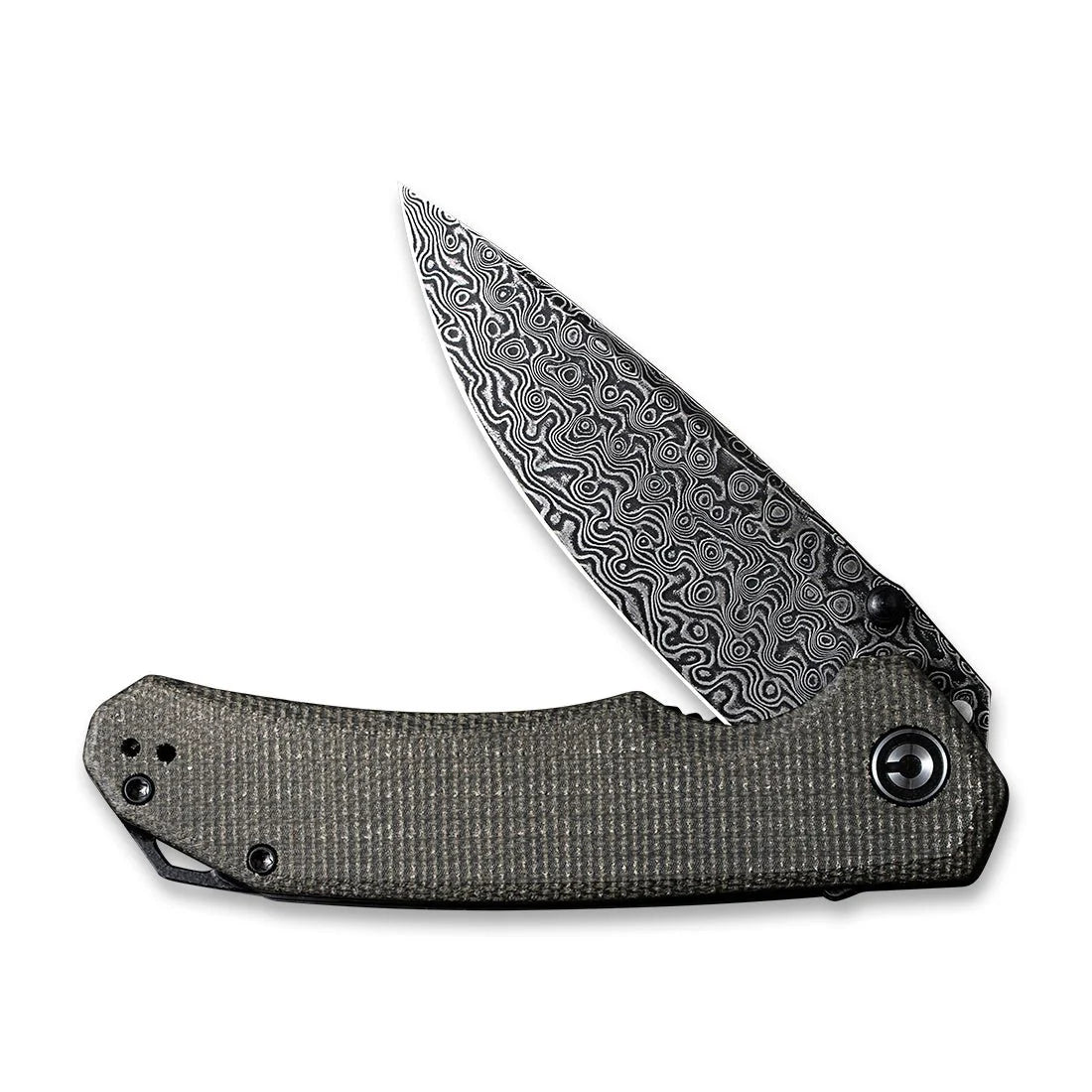 CIVIVI | Brazen Flipper & Thumb Stud Knife Micarta Handle | C2102DS-3