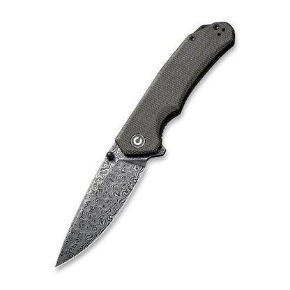 CIVIVI | Brazen Flipper & Thumb Stud Knife Micarta Handle | C2102DS-3