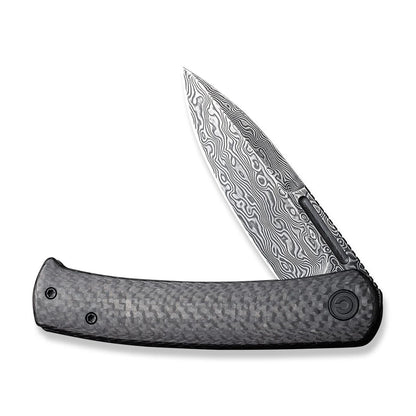 CIVIVI | Caetus Flipper Knife Carbon Fiber Handle | DS Blade | C21025C-DS1