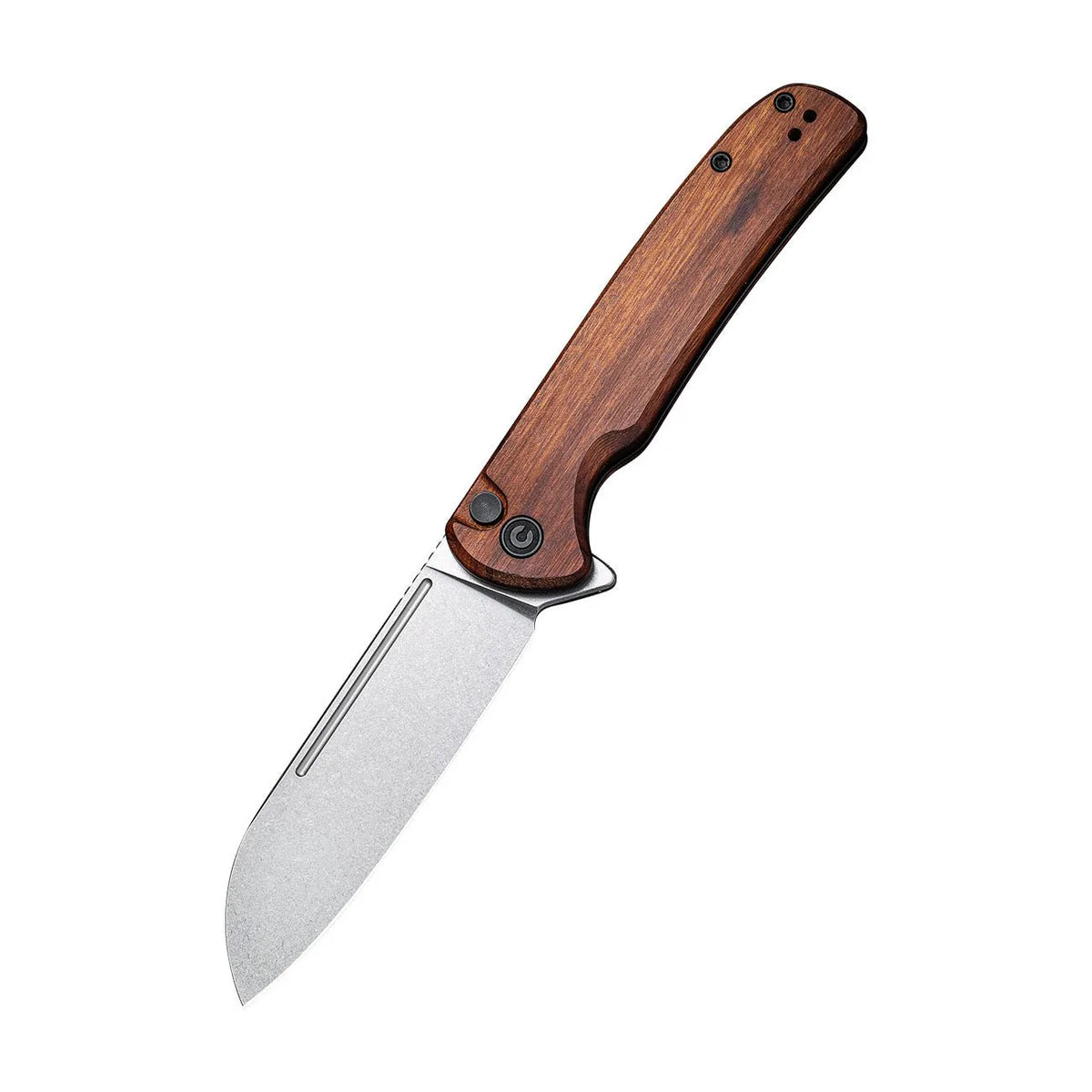 CIVIVI | Chevalier Flipper & Button Lock Knife Wood Handle | C20022-3