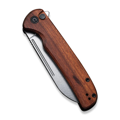 CIVIVI | Chevalier Flipper & Button Lock Knife Wood Handle | C20022-3