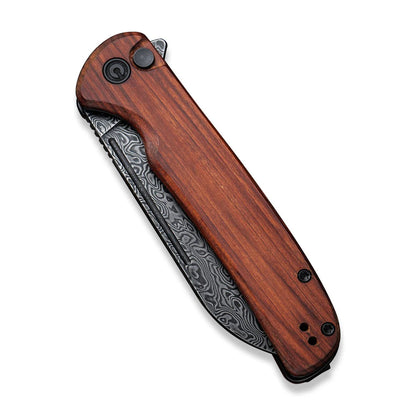 CIVIVI | Chevalier Flipper & Button Lock Knife Wood Handle | C20022-DS1