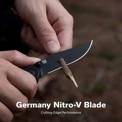 CIVIVI Clingman Front Flipper & Thumb Stud Knife G10 Handle (2.99" Nitro-V Blade) C23065-1