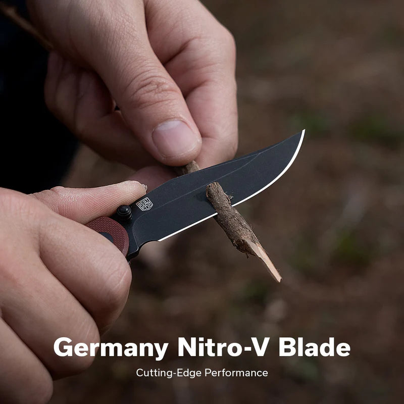 CIVIVI Clingman Front Flipper & Thumb Stud Knife G10 Handle (2.99" Nitro-V Blade) C23065-2