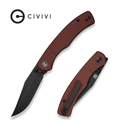 CIVIVI Clingman Front Flipper & Thumb Stud Knife G10 Handle (2.99" Nitro-V Blade) C23065-2