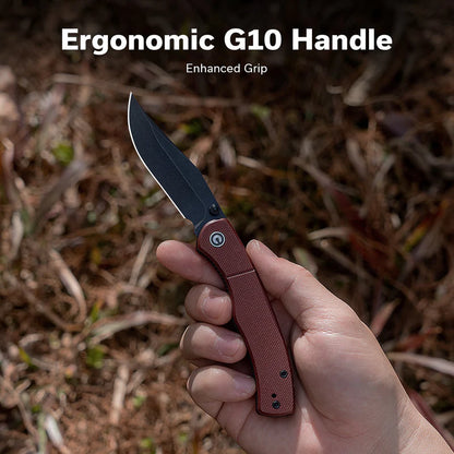 CIVIVI Clingman Front Flipper & Thumb Stud Knife G10 Handle (2.99" Nitro-V Blade) C23065-2