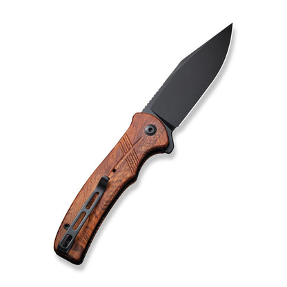 CIVIVI | Cogent Flipper & Button Lock Knife Wood Handle | C20038D-8