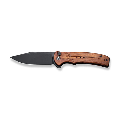 CIVIVI | Cogent Flipper & Button Lock Knife Wood Handle | C20038D-8