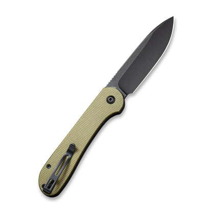 CIVIVI | Button Lock Elementum Pocket Knife Micarta Handle | C2103B