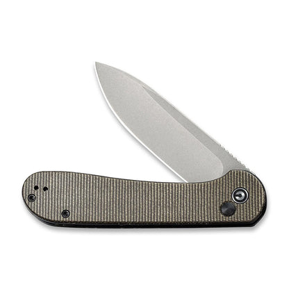 CIVIVI | Button Lock Elementum Pocket Knife Micarta Handle | C2103C