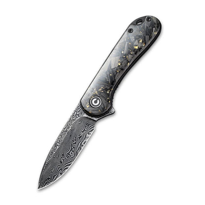 CIVIVI | Elementum Flipper Knife Carbon Fiber Handle | C907C-DS1