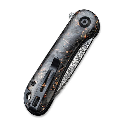 CIVIVI | Elementum Flipper Knife Carbon Fiber Handle | C907C-DS3