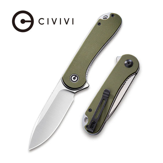 CIVIVI Elementum Flipper Knife Micarta Handle (2.96" D2 Blade)