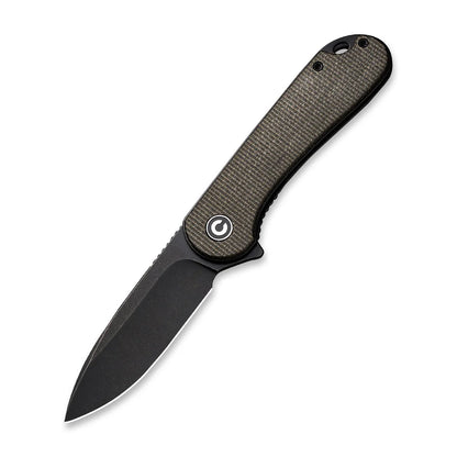 CIVIVI | Elementum Flipper Knife Micarta Handle | C907Z