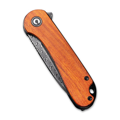 CIVIVI | Elementum Flipper Knife Wood Handle | C907DS-2