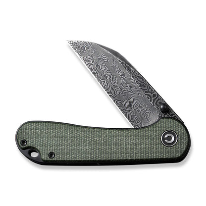 CIVIVI | Elementum Flipper & Thumb Stud Knife Micarta Handle | C18062AF-DS1