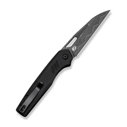 CIVIVI Guile Front Flipper & Thumb Hole Knife Micarta Handle (3.25" Damascus Blade) C24062B-DS1