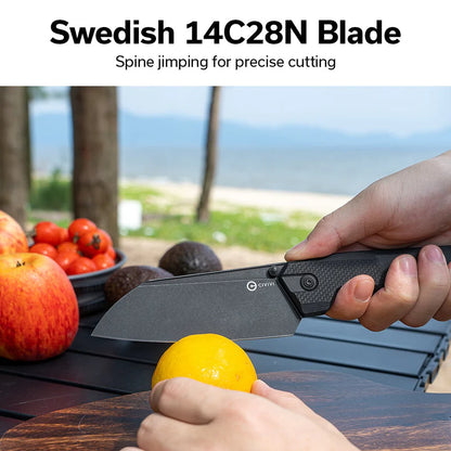 CIVIVI Hid Thumb Stud Knife G10 Handle (4.14" 14C28N Blade) C23008-1