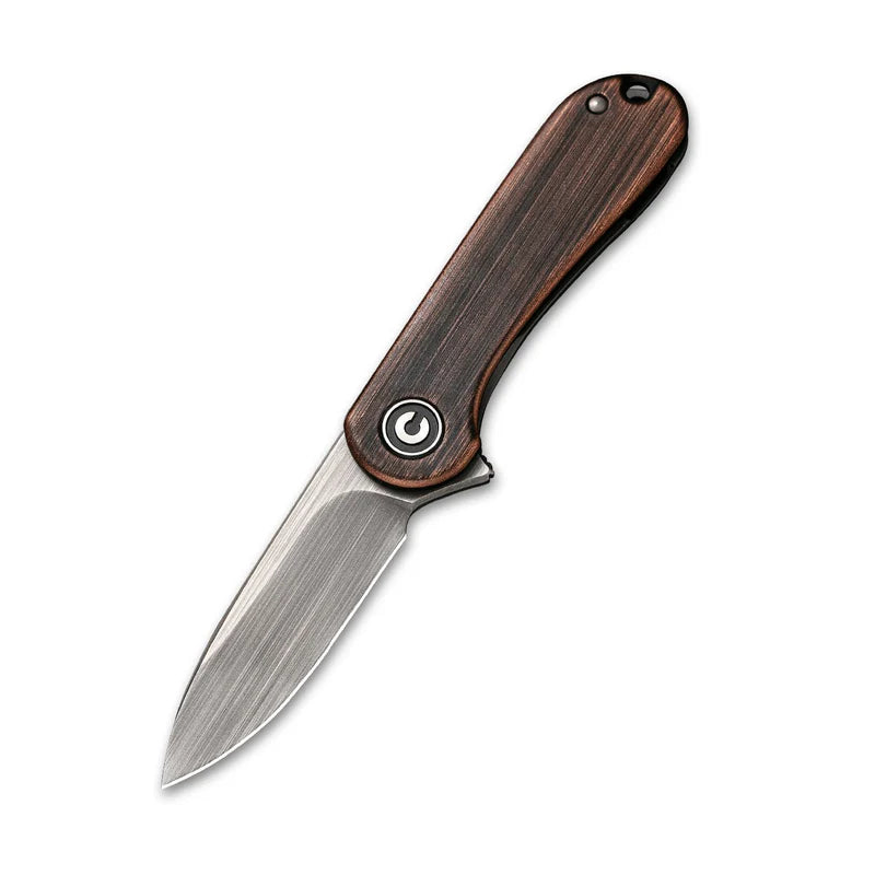 CIVIVI Mini Elementum Flipper Knife Copper Handle (1.83" 14C28N Blade) C18062Q-2