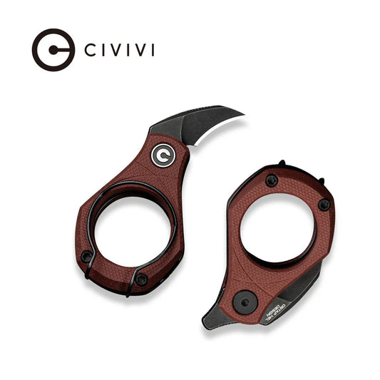 CIVIVI Pyrus Slip Joint Utility Knife G10 Handle (0.65" 14C28N Blade) C23038-1