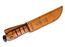 KA-BAR 1220 US Army Fighting Knife 7" Plain Blade, Leather Handles, Leather Sheath