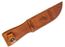 KA-BAR 1250 USMC Short Fighting Knife 5-1/4" Plain Blade, Leather Handles, Leather Sheath