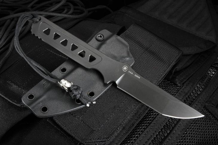 Spartan Blades Formido - Black Blade & Black Kydex Sheath -SB39BKKYBK