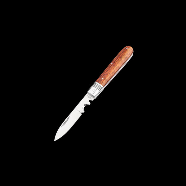History Knife & Tool Cable Knife pocket knife with satin 440A stainless steel blade, rosewood handle, nail nick opening, and slipjoint mechanism