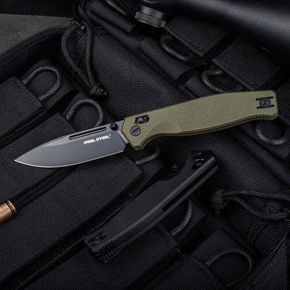 VG-10  PVD & Black G10 Huginn Compact | Crossbar Lock | VG-10 SKU: 7653GB