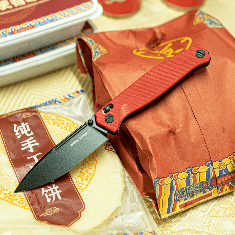 Black Blade  Red G10 Huginn Survival | Black Blade SKU: 7652RB