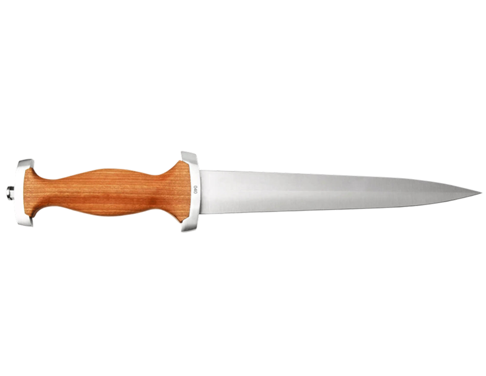 Boker Swiss Dagger Fixed Blade Knife C75 Carbon Steel Cherry Wood (121553)