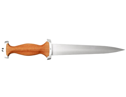 Boker Swiss Dagger Fixed Blade Knife C75 Carbon Steel Cherry Wood (121553)