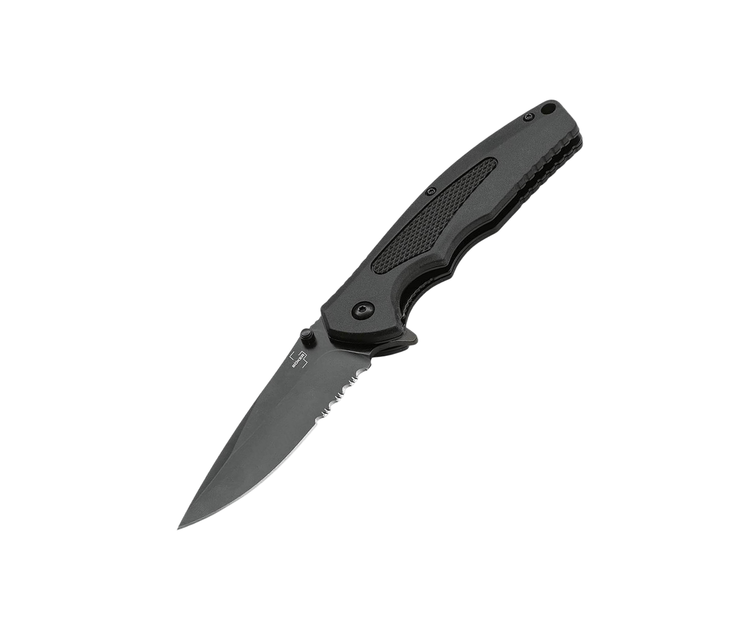 Boker Plus Gemini NGA Assisted BK Serrated Folding Knife D2 (01BO506)